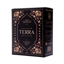 Чай TERRA Индийский чёрный крупнолистовой